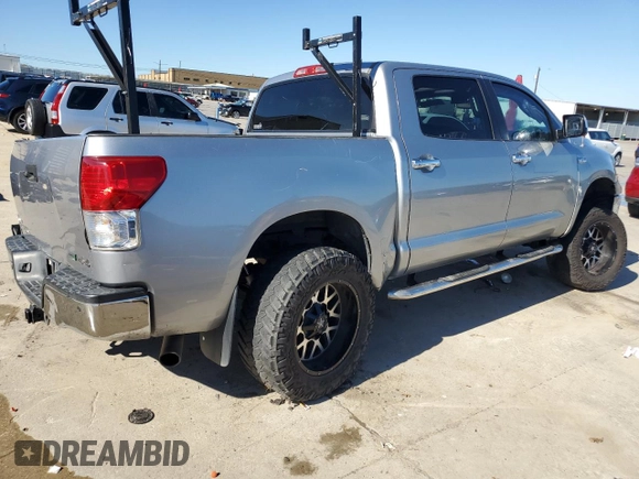 2010 Toyota Tundra Limited с VIN 5TFHW5F19AX101707, выставлен на аукционе Copart как лот 81170424 с пробегом Не указан миль и Списание • Salvage title. История ставок и продаж доступна на DreamBid. Изображение 3.