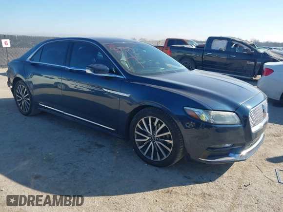 2017 Lincoln Continental Select z VIN 1LN6L9SK1H5607751, wystawiony jako IAAI lot #41635036 z przebiegiem 161 727 mil mil oraz . Historia ofert i sprzedaży dostępna na DreamBid. Obrazek 1.
