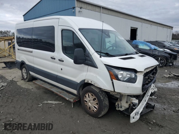 2017 Ford Transit Passenger XL with VIN 1FBZX2CM9HKA42393, listed as a Copart auction lot 85641834 with 116,120 mi miles and Salvage Title. Bid and sale history available at carsss.com. Image 4.