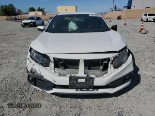 2019 Honda Civic Sport with VIN 2HGFC2F84KH594151, listed as a Copart auction lot 49927085 with 54,688 mi miles and Salvage Title. Bid and sale history available at DreamBid. Image 5.