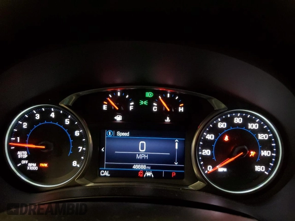 2021 GMC Terrain SLE z VIN 3GKALTEVXML375649, wystawiony jako Copart lot #53078055 z przebiegiem 46 688 mil mil oraz Szkoda całkowita • Salvage title. Historia ofert i sprzedaży dostępna na DreamBid. Obrazek 9.