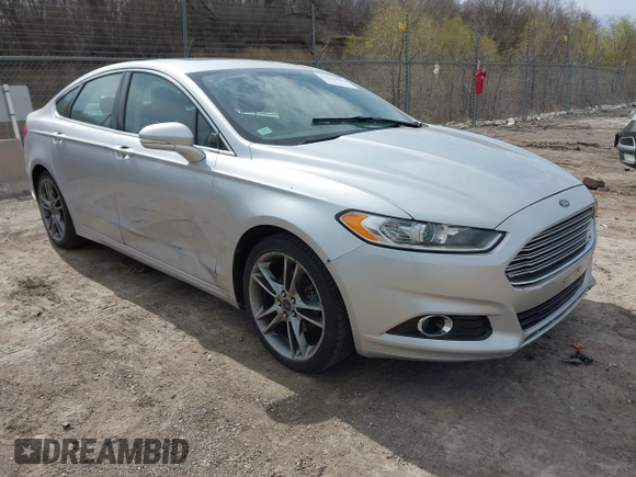 2014 Ford Fusion Titanium with VIN 3FA6P0K93ER163045, listed as a IAAI auction lot 42023862 with 171,543 mi miles. Bid and sale history available at carsss.com. Image 1.