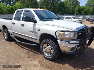 2006 Dodge Ram 2500 SLT with VIN 3D7KS28C36G230672, listed as a IAAI auction lot 41975152 with 190,500 mi miles. Bid and sale history available at carsss.com. Image 1.