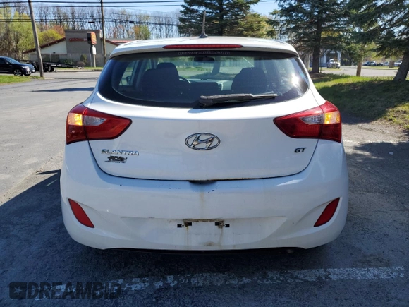 2016 Hyundai Elantra GT with VIN KMHD35LH1GU321647, listed as a Copart auction lot 54391395 with 140,819 mi miles and Salvage Title. Bid and sale history available at carsss.com. Image 6.