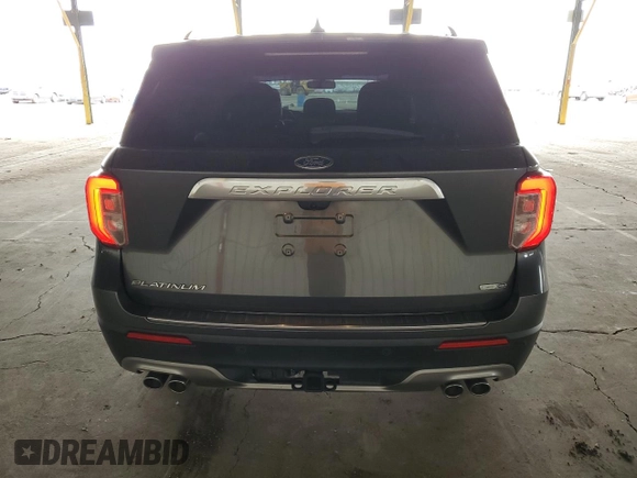 2020 Ford Explorer Platinum with VIN 1FM5K8HC8LGA41089, listed as a Copart auction lot 45485495 with 45,237 mi miles and Salvage Title. Bid and sale history available at carsss.com. Image 6.