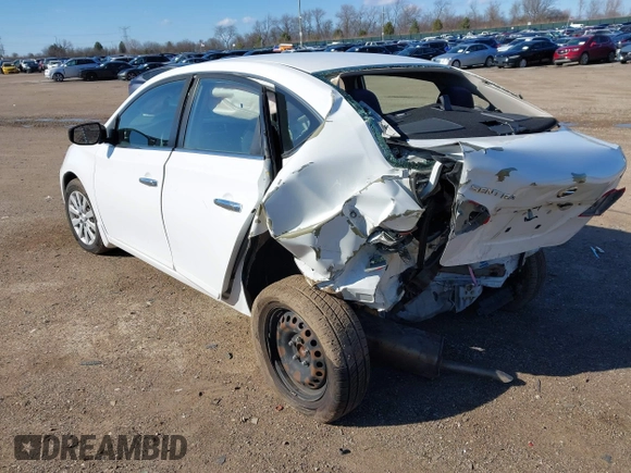 2016 Nissan Sentra S with VIN 3N1AB7AP6GL682465, listed as a IAAI auction lot 41865424 with 89,392 mi miles. Bid and sale history available at carsss.com. Image 3.