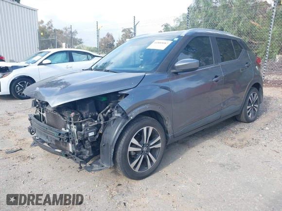 2019 Nissan Kicks SR with VIN 3N1CP5CU9KL483310, listed as a IAAI auction lot 41885087 with 128,055 mi miles. Bid and sale history available at carsss.com. Image 20.