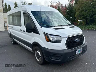 2021 Ford Transit Passenger XL with VIN 1FDAX2C80MKA72528, listed as a Copart auction lot 79310354 with 22,100 mi miles and Salvage Title. Bid and sale history available at DreamBid. Image 1.