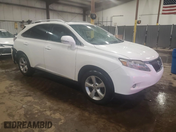 2011 Lexus RX 350 with VIN 2T2BK1BA3BC116747, listed as a Copart auction lot 62748915 with 174,885 mi miles and Salvage title. Bid and sale history available at DreamBid. Image 4.