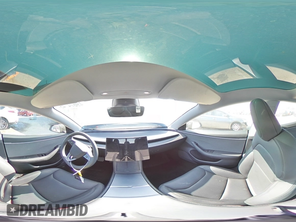 2025 Tesla Model 3 Long Range with VIN 5YJ3E1EA0SF902836, listed as a Copart auction lot 49674245 with 3,302 mi miles and Salvage Title. Bid and sale history available at DreamBid. Image 13.
