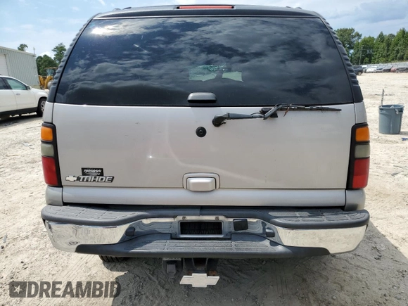 2006 Chevrolet Tahoe Z71 with VIN 1GNEC13Z06R167029, listed as a Copart auction lot 80254204 with Not provided miles and Non repairable. Bid and sale history available at DreamBid. Image 6.