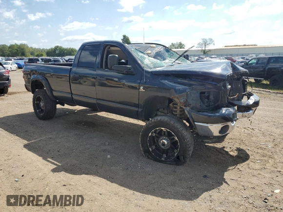 2007 Dodge Ram 2500 SLT with VIN 3D7KS28A47G818340, listed as a Copart auction lot 70581824 with 229,557 mi miles and Salvage Title. Bid and sale history available at carsss.com. Image 4.