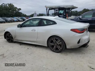 2021 BMW 4 Series 430i with VIN WBA53AP01MCF36632, listed as a Copart auction lot 88293765 with 41,429 mi miles and Salvage Title. Bid and sale history available at DreamBid. Image 2.