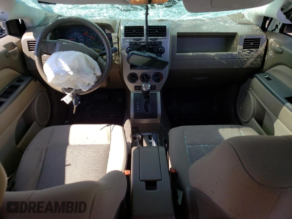 2007 Jeep Compass Sport with VIN 1J8FF47W67D356071, listed as a Copart auction lot 50372755 with 127,033 mi miles and Salvage Title. Bid and sale history available at carsss.com. Image 8.