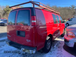 2013 GMC Savana Cargo Van with VIN 1GTW7FCA1D1153385, listed as a Copart auction lot 42986065 with 241,146 mi miles and Clean Title. Bid and sale history available at carsss.com. Image 4.