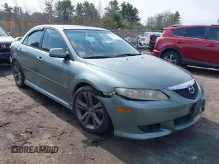 2004 Mazda Mazda6 s with VIN 1YVFP80D545N30474, listed as a IAAI auction lot 42028335 with 1 mi miles. Bid and sale history available at carsss.com. Image 1.