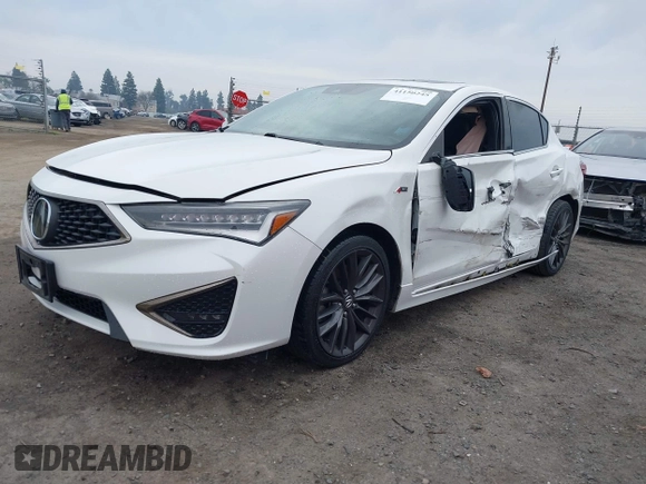2020 Acura ILX w/Premium/A-SPEC Pkg with VIN 19UDE2F85LA000362, listed as a IAAI auction lot 41150245 with 47,015 mi miles. Bid and sale history available at carsss.com. Image 14.