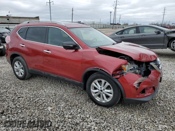 2015 Nissan Rogue SL with VIN 5N1AT2MV3FC870356, listed as a Copart auction lot 51313965 with 166,492 mi miles and Salvage Title. Bid and sale history available at carsss.com. Image 4.