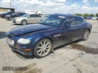 2007 Maserati Quattroporte with VIN ZAMFE39A570029539, listed as a Copart auction lot 69692534 with 31,206 mi miles and Salvage Title. Bid and sale history available at carsss.com. Image 1.