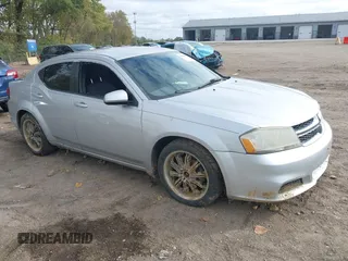 2012 Dodge Avenger SXT with VIN 1C3CDZCB8CN161680, listed as a IAAI auction lot 40581080 with Not Provided miles and . Bid and sale history available at carsss.com. Image 1.