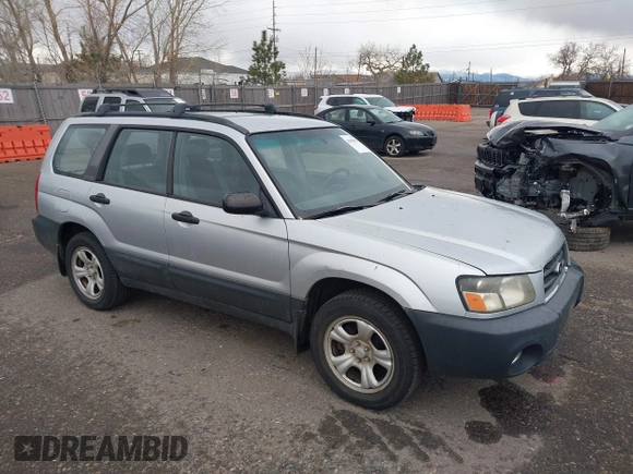 2003 Subaru Forester X with VIN JF1SG63633G728520, listed as a IAAI auction lot 41808658 with 104,084 mi miles. Bid and sale history available at carsss.com. Image 1.