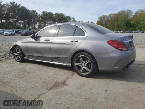 2016 Mercedes-Benz C 300 Luxury with VIN 55SWF4KB4GU101602, listed as a Copart auction lot 54063435 with 99,266 mi miles and Salvage Title. Bid and sale history available at carsss.com. Image 2.