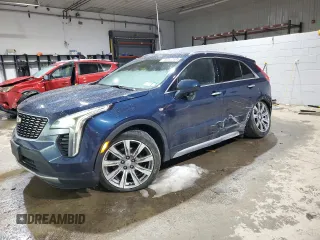 2020 Cadillac XT4 AWD Premium Luxury with VIN 1GYFZDR47LF117955, listed as a Copart auction lot 83837694 with 45,210 mi miles and Salvage Title. Bid and sale history available at carsss.com. Image 1.