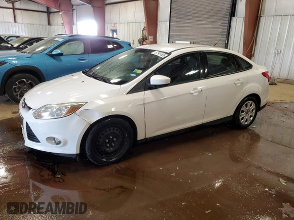 2012 Ford Focus SE with VIN 1FAHP3F26CL329142, listed as a Copart auction lot 57951835 with 159,656 mi miles and Clean title. Bid and sale history available at DreamBid. Image 1.