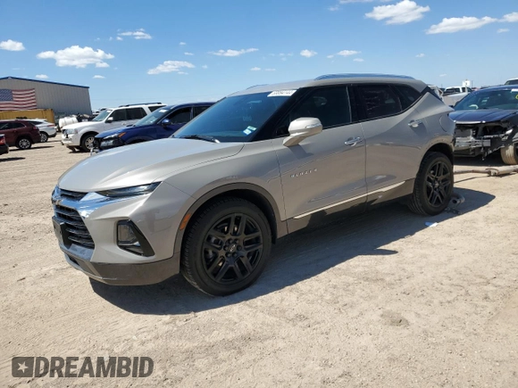 2022 Chevrolet Blazer Premier with VIN 3GNKBFRS9NS136225, listed as a Copart auction lot 69994144 with 37,371 mi miles and Salvage title. Bid and sale history available at DreamBid. Image 1.