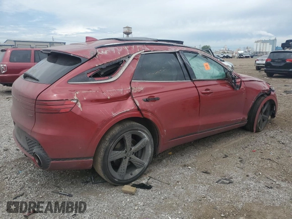 2023 Genesis GV70 2.5T z VIN KMUMADTB2PU097611, wystawiony jako Copart lot #58552285 z przebiegiem Nie podano mil oraz Szkoda całkowita • Salvage title. Historia ofert i sprzedaży dostępna na DreamBid. Obrazek 3.