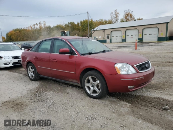2005 Ford Five Hundred SEL with VIN 1FAFP24175G143889, listed as a Copart auction lot 77216384 with 0 mi miles and Salvage Title. Bid and sale history available at carsss.com. Image 4.