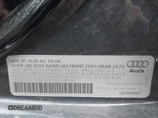 2009 Audi A4 Premium Plus с VIN WAULK78K69N008512, выставлен на аукционе IAAI как лот 42280199 с пробегом 150 550 миль миль и . История ставок и продаж доступна на DreamBid. Изображение 9.