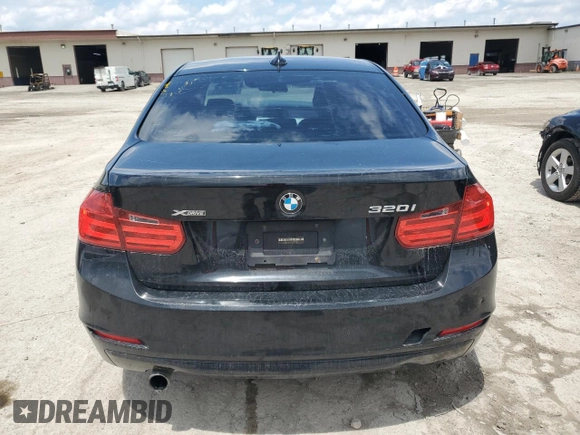 2014 BMW 3 Series 320i xDrive with VIN WBA3C3G51ENS72023, listed as a Copart auction lot 58595225 with 104,315 mi miles and Salvage title. Bid and sale history available at DreamBid. Image 6.