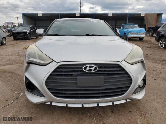 2014 Hyundai Veloster Turbo with VIN KMHTC6AE4EU183559, listed as a Copart auction lot 70338514 with 132,830 mi miles and Salvage Title. Bid and sale history available at carsss.com. Image 5.
