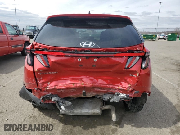 2022 Hyundai Tucson SEL with VIN 5NMJBCAE6NH030802, listed as a Copart auction lot 49940825 with 85,851 mi miles and Salvage Title. Bid and sale history available at carsss.com. Image 6.