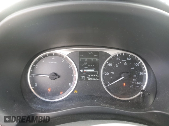 2020 Nissan Kicks S with VIN 3N1CP5BV0LL489833, listed as a Copart auction lot 46720205 with 89,602 mi miles and Salvage Title. Bid and sale history available at carsss.com. Image 9.