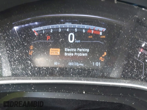 2019 Honda CR-V EX with VIN 7FARW2H52KE020972, listed as a IAAI auction lot 41790498 with 83,133 mi miles. Bid and sale history available at carsss.com. Image 7.