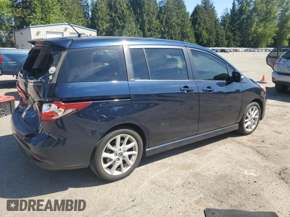 2015 Mazda 5 Grand Touring with VIN JM1CW2DL5F0185358, listed as a Copart auction lot 55763035 with 95,486 mi miles and Salvage title. Bid and sale history available at DreamBid. Image 3.