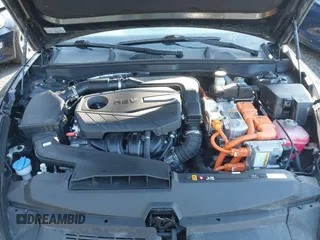 2022 Hyundai Sonata Hybrid Blue with VIN KMHL24JJ5NA041548, listed as a IAAI auction lot 41984039 with 29,281 mi miles. Bid and sale history available at carsss.com. Image 10.