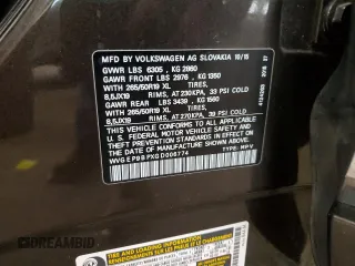 2016 Volkswagen Touareg Sport z VIN WVGEP9BPXGD006774, wystawiony jako Copart lot #56045495 z przebiegiem 85 695 mil mil oraz Szkoda całkowita • Salvage title. Historia ofert i sprzedaży dostępna na DreamBid. Obrazek 13.