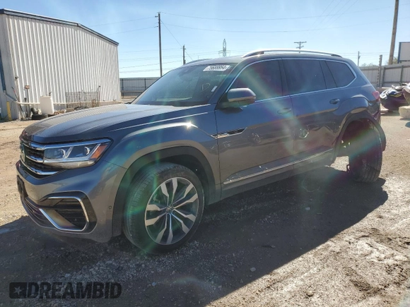 2023 Volkswagen Atlas SEL Premium R-Line с VIN 1V2FR2CA6PC513342, выставлен на аукционе Copart как лот 79689954 с пробегом 33 473 миль миль и Списание • Salvage title. История ставок и продаж доступна на DreamBid. Изображение 1.
