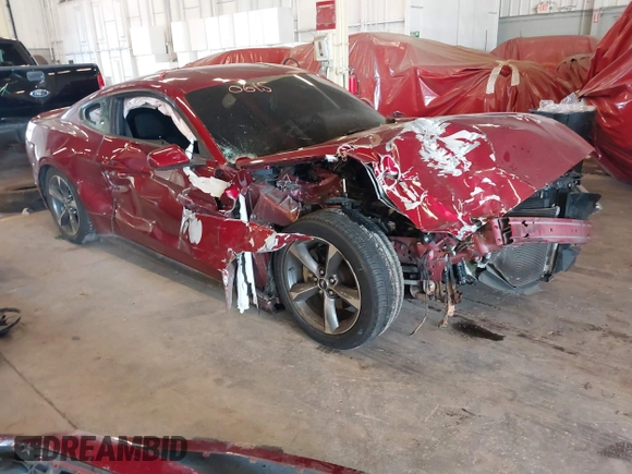 2015 Ford Mustang V6 with VIN 1FA6P8AM1F5359140, listed as a IAAI auction lot 42210615 with Not provided miles and . Bid and sale history available at DreamBid. Image 1.