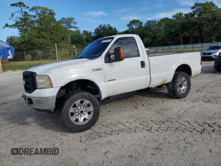 2006 Ford F-250 XL with VIN 1FTSF21P16ED54023, listed as a Copart auction lot 62515915 with 208,888 mi miles and Salvage title. Bid and sale history available at DreamBid. Image 1.