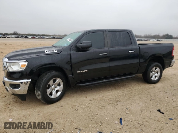 2019 Ram 1500 Big Horn with VIN 1C6RREFT5KN786046, listed as a Copart auction lot 42988645 with 90,371 mi miles and Clean title. Bid and sale history available at DreamBid. Image 1.