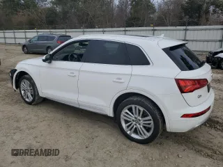 2018 Audi Q5 Premium Plus with VIN WA1BNAFY3J2051831, listed as a Copart auction lot 88933845 with 45,673 mi miles and Salvage Title. Bid and sale history available at carsss.com. Image 2.