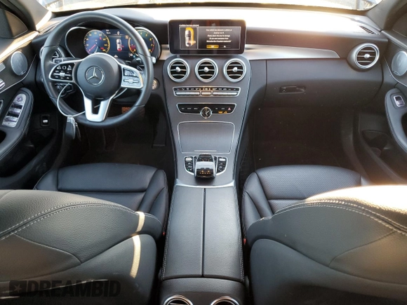 2020 Mercedes-Benz C with VIN WDDWF8DBXLR527729, listed as a Copart auction lot 46880925 with 35,825 mi miles and Salvage Title. Bid and sale history available at carsss.com. Image 8.