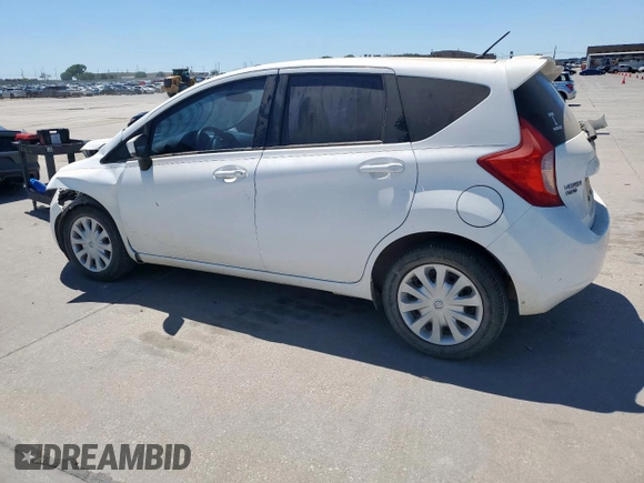 2015 Nissan Note S with VIN 3N1CE2CP6FL420914, listed as a Copart auction lot 53497155 with Not provided miles and Salvage title. Bid and sale history available at DreamBid. Image 2.