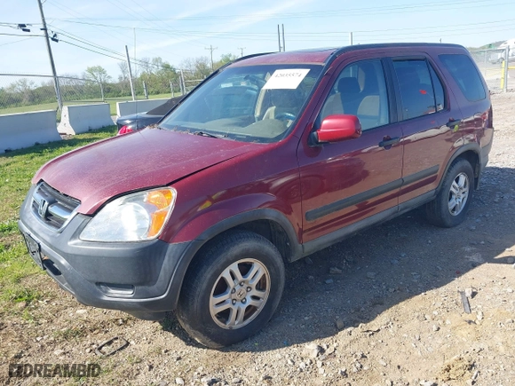 2003 Honda CR-V EX with VIN SHSRD78803U159310, listed as a IAAI auction lot 42035574 with 301,145 mi miles. Bid and sale history available at carsss.com. Image 2.