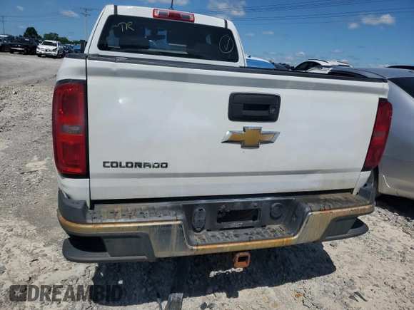 2018 Chevrolet Colorado 2WD Work Truck z VIN 1GCHSBEA1J1226487, wystawiony jako Copart lot #56185945 z przebiegiem 141 220 mil mil oraz Szkoda całkowita • Salvage title. Historia ofert i sprzedaży dostępna na DreamBid. Obrazek 6.
