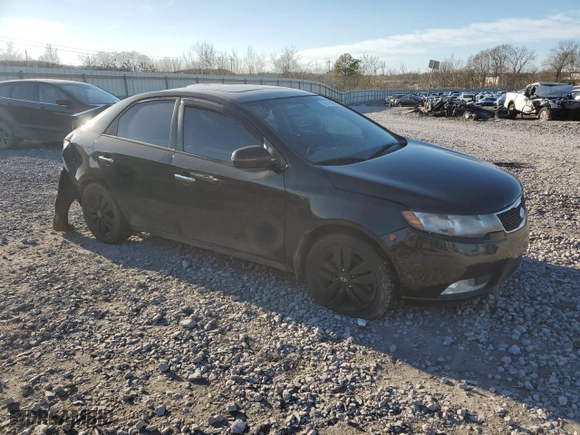 2013 Kia Forte EX with VIN KNAFU4A20D5699593, listed as a Copart auction lot 88519435 with NaN miles and Salvage Title. Bid and sale history available at carsss.com. Image 4.